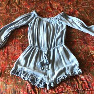 Blue “Style Envy” Romper